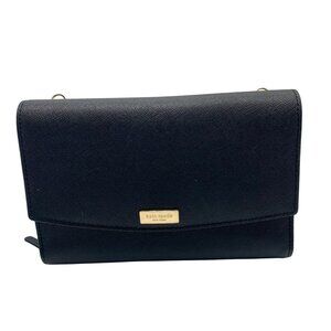 Kate Spade Black Saffiano Laurel Way Winni Wallet Convertible